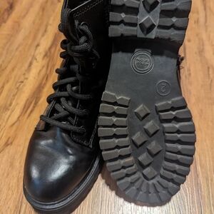Wonder Nation Black Kids Boots